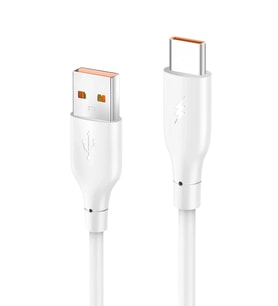 Mey İthalat® DC65 USB to Type-C 1M 3.0A Hızlı Şarj Kablo - Beyaz