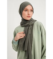 Şaless Confort Şal - Taş (Gri)
