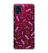 PrintiFy Samsung Galaxy M31 Uyumlu Water Color 3 Baskılı Şeffaf Köşe Korumalı Antişok Kılıf
