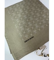 Elegans Monogram Eşarp - 1090750 -933 Açık Vizon