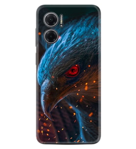 Xiaomi Redmi Note 11E Kılıf Silikon Desen Özel Seri Şahin 1756