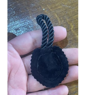 9X4 CM SİYAH DERİ İLİKLİ ÇANTA GİYİM AKSESUARI