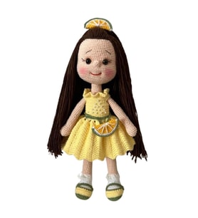 Limon Karnaval Bebek Amigurumi Organik Oyuncak