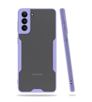 Samsung Galaxy S21 Plus Kılıf Platin Silikon - Lila