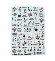 Stiker MN W-138