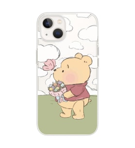 Iphone 14 Uyumlu Winnie The Pooh Tasarımlı Şeffaf Telefon Kılıfı