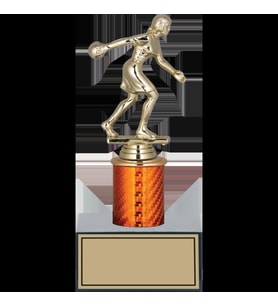 ODAK KUPA - Figürlü Kupalar - Bowling Kadın Figürlü Kupalar FG-003 B - 22 cm