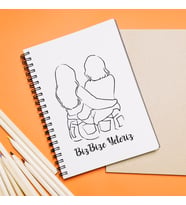 Kız Arkadaş Tasarımlı Defter