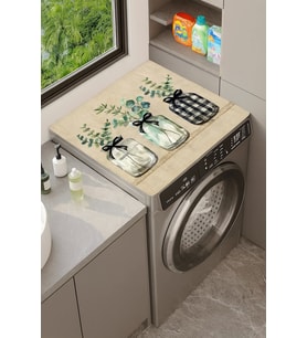 Valerine Life Çamaşır ve Kurutma Makinesi Üstü Düzenleyici Matı Örtüsü Kaymaz Sıvı Geçirmez 27CMD251