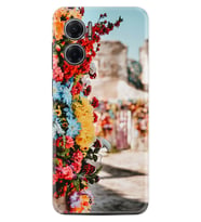 Xiaomi Redmi Note 11E Kılıf Silikon Desen Özel Seri Gerçek Çiçekler 1743