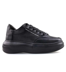 Flet 339 Siyah Kadın Spor Sneaker