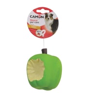 Camon Gıcırtılı Lateks Yeşil Elma Şeklinde Eğlenceli Köpek Oyuncağı 8x10 cm