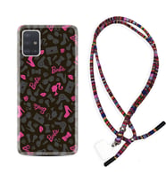 Samsung a71 A72 A73 A7 A9 2018 C7 C9 Kılıf Boyun Asklı Rasta Silikon Barbie and Shoes 1413