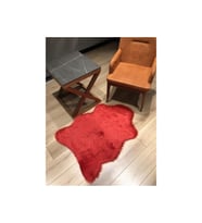 DOĞUŞ PELUŞ HALI APOST TEK KAFA KIRMIZI POST HALI 100X150 CM
