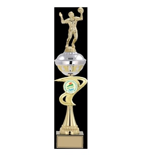 ODAK KUPA - Figürlü Kupalar - Voleybol Erkek Figürlü Kupalar FG-065 A - 50 cm