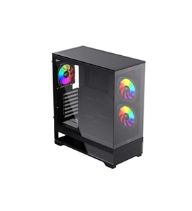 Havit CF925 Tamperli Cam Gaming Oyuncu Kasası SİYAH - 3 RGB Fanlı, Kumandalı, ITX/M-ATX/ATX/E-ATX Uyumlu