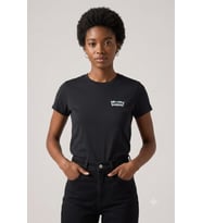 Kadın Siyah Basic T-Shirt 17369-2933