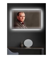 Led Işıklı Atatürk  Hediyelik Tablolar