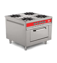 Empero EMP.9KG.021 4 Brülör’lü Fırınlı Gazlı Kuzine-ventilli