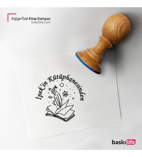 Galaksi Kişiye Özel Kitap Damgası Kitap Mührü Kaşe Kitap Mühür Özel Damga 471
