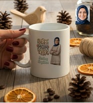 Kişiye Özel Karikatürlü Best Mom Ever Anneye Hediye Kupa Bardak Anneler Günü Hediyesi