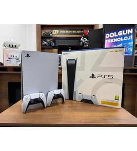Sony PlayStation 5 Standart Edition CD'li 825 GB Çift Kol (İKİNCİ EL)