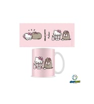 GHOSTBASTIR DESIGN Pusheen ve Hello Kitty Kupa Bardak Tek Adet K0495