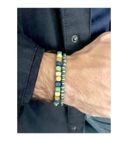 Unisex Çok Şık Renkli Ahşap Bileklik