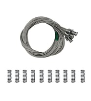 1.5 Vurulu Tel Seti - 10 Adet (Beyaz)