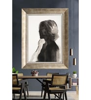 GÜMÜŞ ÇERÇEVELİ PASPARTULU TABLO V266