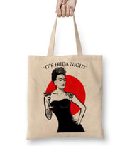 Frida Kahlo Bez Çanta Uzun Saplı