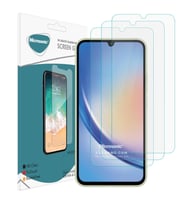 Microsonic Samsung Galaxy A34 Screen Protector Nano Glass Cam Ekran Koruyucu (3`lü Paket) (Renksiz)