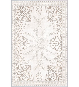 Eliana Home Baskılı, Yıkanabilir Kaymaz Taban Salon Halısı LNA1651 100x150 cm (Bej)