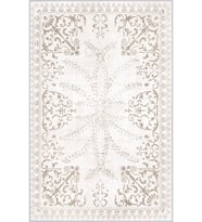 Eliana Home Baskılı, Yıkanabilir Kaymaz Taban Salon Halısı LNA1651 100x150 cm (Bej)