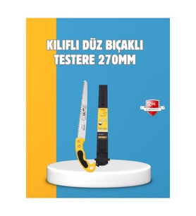 Düz Bıçaklı Budama Testeresi Kılıflı Güvenli Tasarım