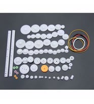 75 Parça Plastik Dişli Seti (DC Motor - Dıy - Hobi Seti)