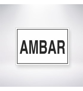 Ambar 21x28 Arkası Yapışkanlı Levha