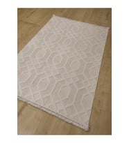 KASHE HALI MANGO 2002 KREM ISKANDİNAV BOHEM SALON HALISI 160X230 CM