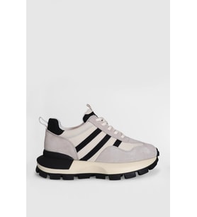 Lufian Tatum Ekru Unisex Sneakers