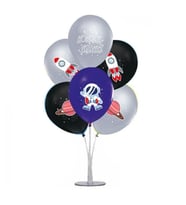UZAY TEMALI 7 Lİ STANDTLI BALON