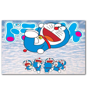 Cakatabloo Doraemon Karakterleri MDF Tablo