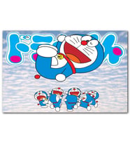 Cakatabloo Doraemon Karakterleri MDF Tablo
