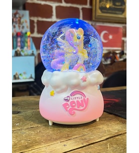 Mega Boy Kar Küresi Unicorn Full Otomatik Kar Püskürtmeli Işıklı Müzikli