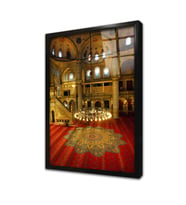 İstanbul Cami Çerçeveli Cam Tablo