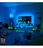 SESE DUYARLI TV ARKASI RGB ŞERİT LED KUMANDALI 4 METRE