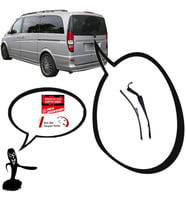 Mercedes Viano W639 Arka Silecek Kolu ve Süpürgesi 2003-2014