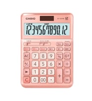CASIO DF-120FM 12 HANE MASAÜSTÜ PEMBE HESAP MAKİNESİ
