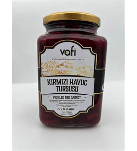 Vafi Turşu Serisi Kırmızı Havuç Turşusu 1000cc-500gr