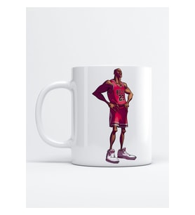 Michael Jordan Chicago Bulls Baskılı Porselen Kupa Bardak