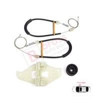 Citroen C Elysee Peugeot 301 için Ön Sağ Cam Kriko Set 9677416880